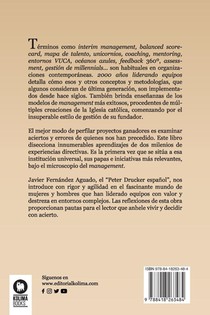 2000 anos liderando equipos achterzijde