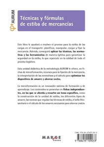 Técnicas y fórmulas de estiba de mercancías achterzijde