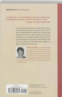 La Casa de los espiritus achterzijde