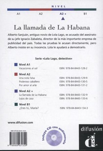 Lola Lago - La llamada de La Habana achterkant