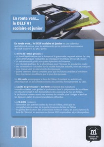 En route vers - le DELF A1 scolaire et junior - Livre de l'élève achterkant