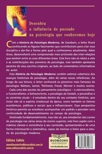 História da Psicologia Moderna achterzijde