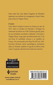 Tratado da verdadeira devocao a Santissima Virgem achterzijde