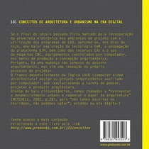 101 Conceitos de Arquitetura e Urbanismo na Era Digital achterzijde
