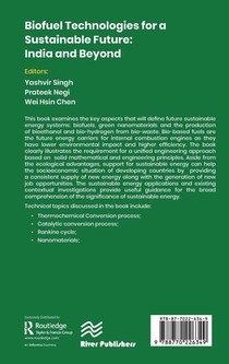 Biofuel Technologies for a Sustainable Future: India and Beyond achterzijde