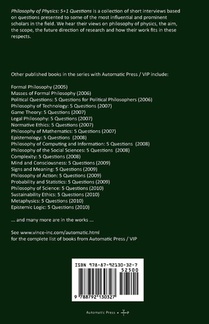 Philosophy of Physics achterzijde