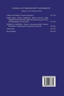 Journal of Cyber Security and Mobility 3-4 achterzijde