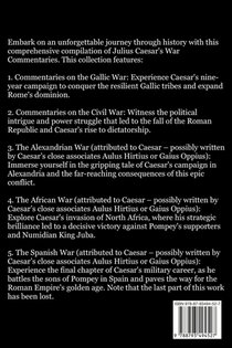 The War Commentaries of Julius Caesar achterzijde