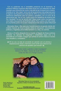 Mercedes Sosa - Mas que una Cancion achterzijde