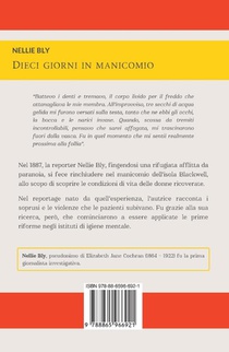DIECI GIORNI IN MANICOMIO achterzijde