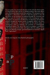 The Digital Governmentalisation of Emotions achterzijde