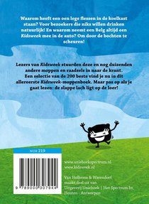 Kidsweek moppenboek achterzijde