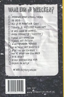Wreck this journal everywhere achterzijde