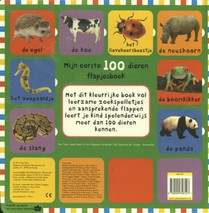 Mijn eerste 100 dieren flapjesboek achterzijde