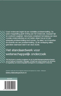 Probleemstelling voor een onderzoek achterzijde