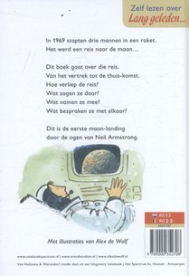 De man op de maan achterzijde