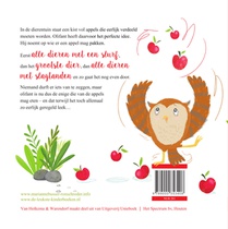 Olifant en de kist vol appels achterzijde