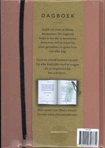 Dagboek voor grote en kleine herinneringen achterzijde