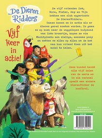 De DierenRidders - Vijf keer in actie! achterzijde