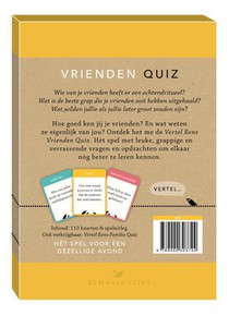 Vrienden Quiz achterkant