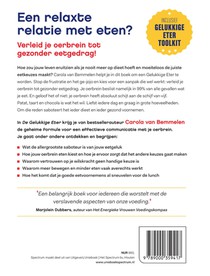 De gelukkige eter achterzijde