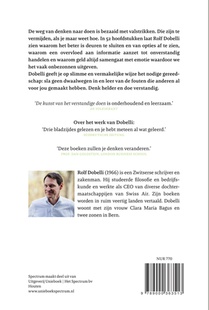De kunst van het verstandige doen achterzijde