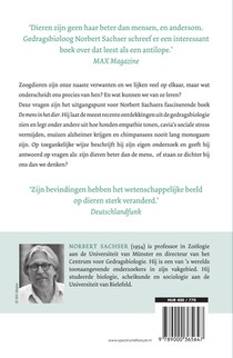 De mens in het dier achterzijde