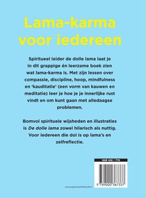 De dolle lama achterzijde