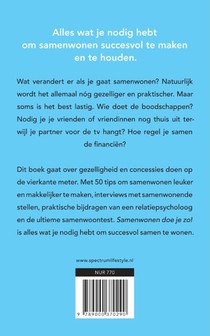Samenwonen doe je zo! achterzijde
