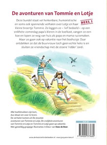De avonturen van Tommie en Lotje deel 1 achterzijde