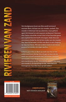 Rivieren van zand achterzijde