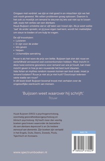 De vijf talen van troost achterzijde