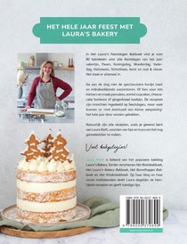 Het Laura's Bakery Feestdagen Bakboek achterzijde