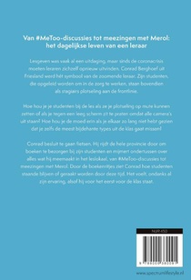 Leraar op de fiets achterzijde