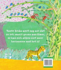 Elmer en het cadeautje achterzijde