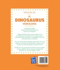 De dinosaurusverkiezing achterzijde