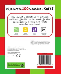 Mijn eerste 100 woorden - Kerst achterzijde