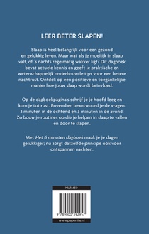Het 6 minuten slaapdagboek achterzijde
