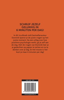 Het 6 minuten dagboek achterzijde