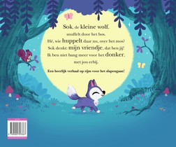 Over tien minuutjes naar bed, kleine wolf achterzijde