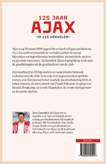 Ajax in 125 verhalen achterzijde