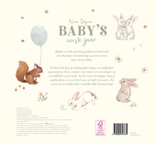 Baby's eerste jaar achterzijde