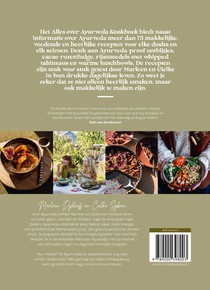 Alles over Ayurveda kookboek achterzijde