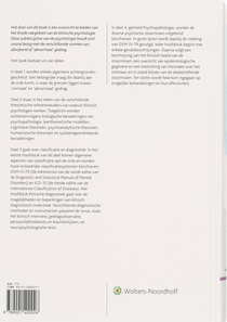 Klinische psychologie achterzijde