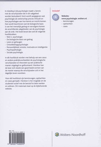 Inleiding in de psychologie achterzijde