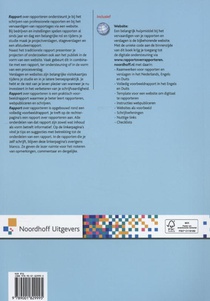 Rapport over rapporteren achterzijde