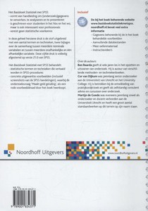 Basisboek statistiek met SPSS achterzijde