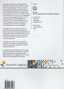 Grondbeginselen der sociologie achterzijde