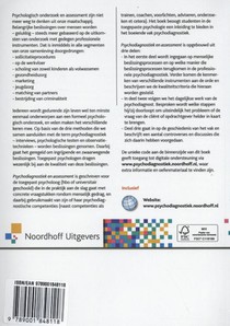 Psychodiagnostiek en assessment achterzijde