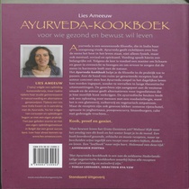 Ayurveda kookboek achterzijde